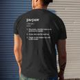 Papaw Definition Father's Day Tee Mens Back Print T-shirt Gifts for Him