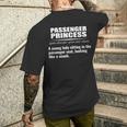 Passenger Princess Definition Men's T-shirt Back Print Gifts for Him