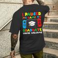 I Paused My Game To Graduate Graduation Boys Gamer Men's T-shirt Back Print Gifts for Him