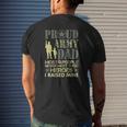 Most People Never Meet Their Heroes I Raised Mine Army Dad Mens Back Print T-shirt Gifts for Him