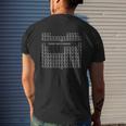 Periodic Table Of Michigan T-Shirts Mens Back Print T-shirt Gifts for Him