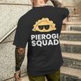 Pierogi Squad Poland Pierogi T-Shirt mit Rückendruck Geschenke für Ihn