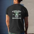 Pineland University Engineering Special Force Mens Back Print T-shirt Gifts for Him