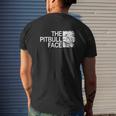 The Pitbull Face Dog Pitbull Mens Back Print T-shirt Gifts for Him