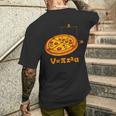Pizza Nerd Geek Mathematik Witz Naturwissenschaft Formula T-Shirt mit Rückendruck Geschenke für Ihn
