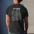Play Cars On Daddys Back Dad Massage Mens Back Print T-shirt Gifts for Him