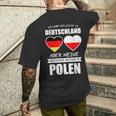 Poland Polska Pole Warsaw T-Shirt mit Rückendruck Geschenke für Ihn