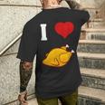 Pollo Asado Divertido I Love Pollo Camiseta Hombre Estampado Espalda Regalos para él