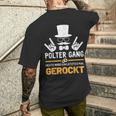 Polter Gang Jga Stag Party Groom S T-Shirt mit Rückendruck Geschenke für Ihn