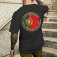 Portugal Portugiesische Kleidung Portugal Damen T-Shirt mit Rückendruck Geschenke für Ihn