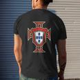 Portugal Soccer National Team Football Retro Crest Mens Back Print T-shirt Gifts for Him