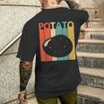 Potato Costume T-Shirt mit Rückendruck Geschenke für Ihn