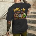 Pre-K Students School Zoo Field Trip Squad Matching Men's T-shirt Back Print Gifts for Him