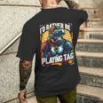 Prefiero Estar Jugando Tag Gorila Mono Tag Gorilar Game Camiseta Hombre Estampado Espalda Regalos para él