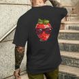 Pretty Strawberry Costume For Fruits Lovers Men's T-shirt Back Print Gifts for Him
