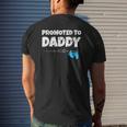 Promoted To Daddy 2022 First Time New Dad Mens Back Print T-shirt Gifts for Him