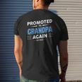 Promoted To Grandpa Again Est 2022 New Grandfather Mens Back Print T-shirt Gifts for Him