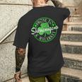 Prone To Shenanigans And Malarkey St Patrick's Day Men's T-shirt Back Print Gifts for Him