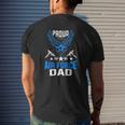 Proud Air Force Dad Us Air Force Military Mens Back Print T-shirt Gifts for Him