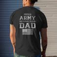 Proud Army National Guard Dad US Military Tee Mens Back Print T-shirt Gifts for Him