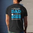 Proud Dad Of A 2022 Graduate Father Class Of 2022 Graduation Mens Back Print T-shirt Gifts for Him