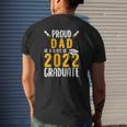 Proud Dad Of A Class Of 2022 Graduate Senior 20 Mens Back Print T-shirt Gifts for Him