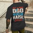 Proud Dad That Didn't Raise Liberals Fathersday Men's T-shirt Back Print Gifts for Him