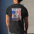 Proud Dad Of A National Guard Soldier Military Father Mens Back Print T-shirt Gifts for Him