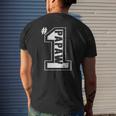 Proud Number One Papaw Father's Day For Men Dad Mens Back Print T-shirt Gifts for Him