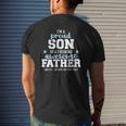 Proud Son Of A Freaking Awesome Father Mens Back Print T-shirt Gifts for Him