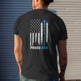 Proud Us Air Force Dad Rocket America Flag Father's Day Mens Back Print T-shirt Gifts for Him Proud Us Air Force Dad Rocket America Flag Father's Day Mens Back Print T-shirt Gifts for Him