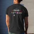 Proud Veteran Lgbtq Rainbow Flag Gay Pride Trans Us Army Mens Back Print T-shirt Gifts for Him