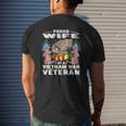 Proud Wife Of Vietnam War Veteran Military Vet's Spouse Mens Back Print T-shirt Gifts for Him