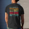 I Have Proudly Gone 0 Days Without Making A Dad Joke The Previous Record Was O Days Vintage Father's Day Mens Back Print T-shirt Gifts for Him