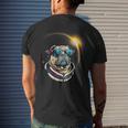 Pug Dog America 2024 Solar Eclipse Totality Accessories Men's T-shirt Back Print Gifts for Him