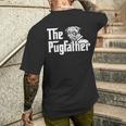 The Pugfather Pug Dad Father's Day Pug Lovers Men's T-shirt Back Print Gifts for Him