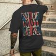 Punks Not Dead Vintage Uk London Flag Punk Is Not Dead Camiseta Hombre Estampado Espalda Regalos para él