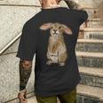 Rabbit For And Children S T-Shirt mit Rückendruck Geschenke für Ihn
