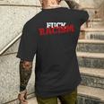 Racism I Gegen S And Rassism T-Shirt mit Rückendruck Geschenke für Ihn