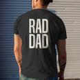 Rad Dad Father Son Daughter Pair Mens Back Print T-shirt Gifts for Him