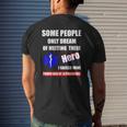 I Raised My Hero Emt Dad Proud Dad Of A Paramedic Mens Back Print T-shirt Gifts for Him