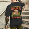 Ramasseur De Cèpes Cueilleur Chasseur De Champignon Cèpes T-shirt imprimé au dos Cadeaux pour lui
