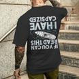If You Can Read This I Have Capd Kayak Kayaking Men's T-shirt Back Print Gifts for Him