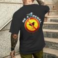 Be A Rebel Seagull Meme Scheißt Auf Verbot Sign Rebel T-Shirt mit Rückendruck Geschenke für Ihn