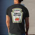 Red Ketchup Diy Costume Matching Couples Groups Halloween V11 Mens Back Print T-shirt Gifts for Him