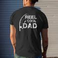 Reel Cool Dad Fishing Daddy Father's Day Gif Mens Back Print T-shirt Gifts for Him