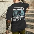 Reicht Mir Den Eisstock Protection T-Shirt mit Rückendruck Geschenke für Ihn