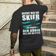 Reicht Mir Die Skier Ihr Jester Skier T-Shirt mit Rückendruck Geschenke für Ihn