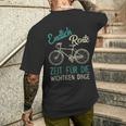 Rente Rentner Fahrrad T-Shirt mit Rückendruck Geschenke für Ihn