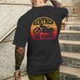 Rentner On Tourintage Motorcycle Biker T-Shirt mit Rückendruck Geschenke für Ihn